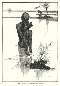 Trajan var en froskerfisker (litho) av William Heath Robinson