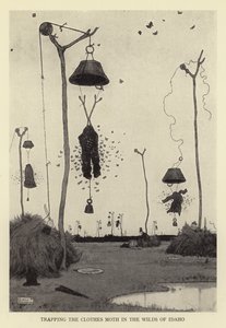 Fange klesmøll i Wilds of Idaho av William Heath Robinson