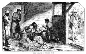 'Onkel Toms død', Fra onkel Toms hytte utgitt 1852, 1923. av William Heinemann Ltd
