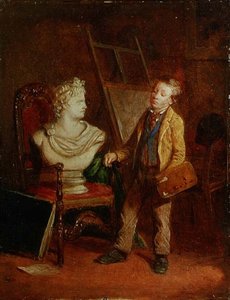 Den unge kunstneren av William Hemsley