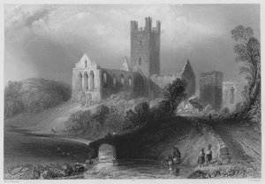 Jerpoint Abbey (gravering)