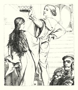The Beggar Maid (gravering)