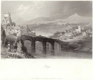 Bray i County Wicklow av William Henry Bartlett