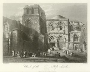 Den hellige gravs kirke, Jerusalem av William Henry Bartlett