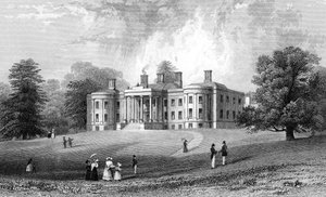 Felix Hall, Essex, gravert av Henry Adlard, 1833 av William Henry Bartlett
