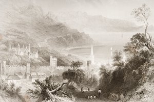 Glenarm, County Antrim, Nord-Irland, fra 