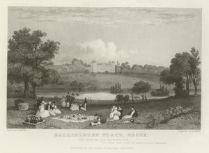 Hallingbury Place, Essex, sete for J A Houblen, Esquire av William Henry Bartlett