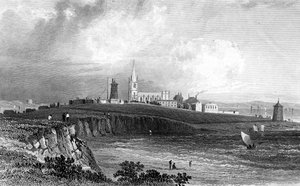 Harwich, Essex, gravert av Henry Adlard, ca. 1832 av William Henry Bartlett