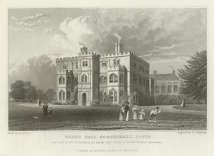 Marks Hall, Coggeshall, Essex, setet til fru Honeywood av William Henry Bartlett