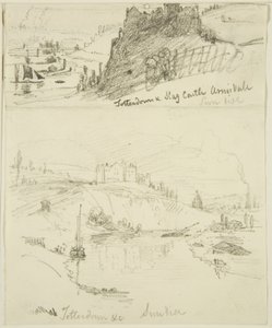 Blyantskisser av Totterdown og Arno