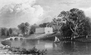 Rivenhall Place, Essex, gravert av John Carr Armytage, 1831 av William Henry Bartlett