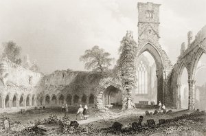 Sligo Abbey, County Sligo, Irland, fra 