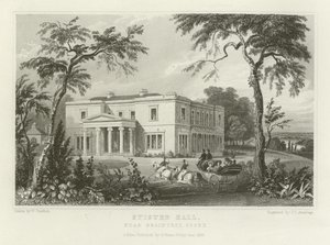 Stisted Hall, nær Braintree, Essex av William Henry Bartlett