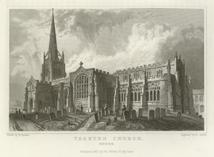 Thaxted Church, Essex av William Henry Bartlett