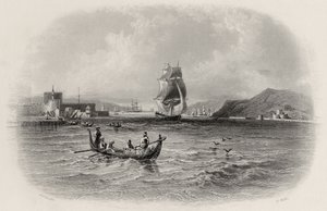 Dardanellene, Tyrkia, gravert av R. Willis av William Henry Bartlett