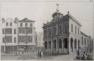The Exchange, Cork, Irland av William Henry Bartlett