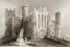 The Rock of Cashel, County Tipperary, Irland, fra 