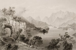 The Upper Lake at Killarney, County Killarney, Irland, fra 