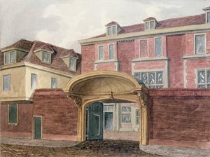 Inngang til Old Winchester House, 1839