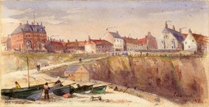 Cullercoats (kroppsfarge og akvarell på papir)