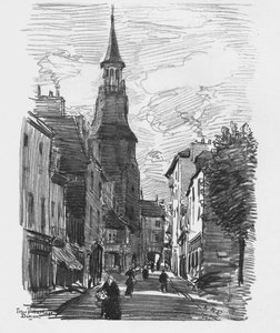 Klokketårnet, Dinan, ca. 1907