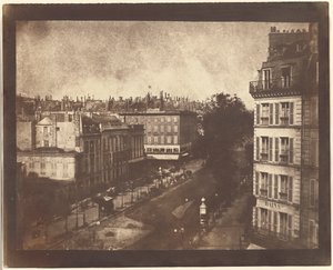 Luftfoto av Paris av William Henry Fox Talbot