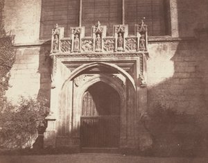 An Ancient Door, Magdalen College, Oxford av William Henry Fox Talbot
