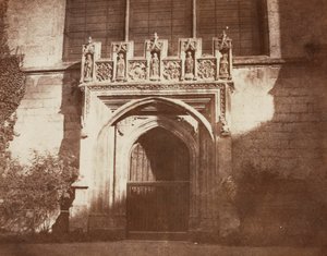 Ancient Door, Magdalen College, Oxford av William Henry Fox Talbot