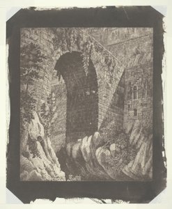 Kopi av et stort italiensk trykk, forminsket i kameraet av William Henry Fox Talbot