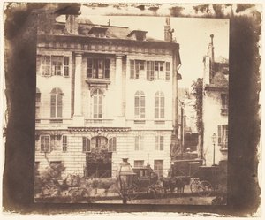 Parisiske rekkehus i Paris av William Henry Fox Talbot