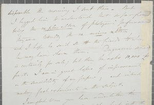 Signert brev fra William Henry Fox Talbot til James David Forbes, 1839 av William Henry Fox Talbot