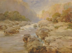 Umodifisert Rock Creek, ca 1910. av William Henry Holmes