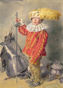 En kriger dristig av William Henry Hunt
