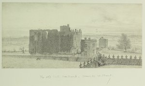 Hardwick Old Hall av William Henry Hunt