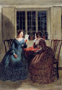 Scene med levende lys av William Henry Hunt