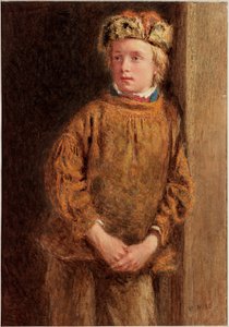 The Fisherboy (bc og wc på vevd papir) av William Henry Hunt