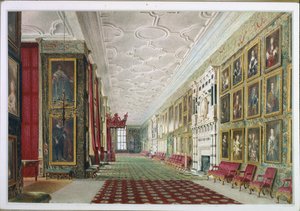 The Long Gallery, Hardwick av William Henry Hunt