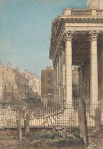 Portikoen til St. Martin-in-the-Fields av William Henry Hunt