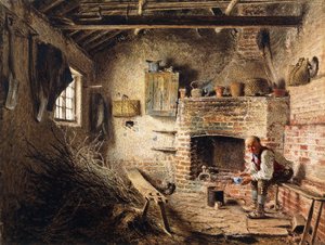 Vedhoggerfrokosten, ca. 1832-1834 av William Henry Hunt