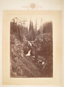 Arched Falls foten av Mt. Blackmore M.T. av William Henry Jackson