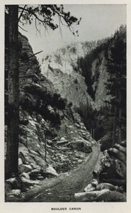 Canyons of Colorado: Boulder Canon (s/hv-bilde)