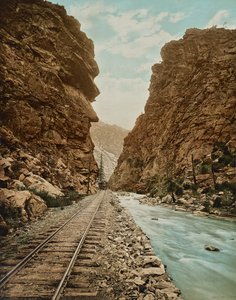 Clear Creek Canyon, Colorado, ca. 1899 (fotolito)