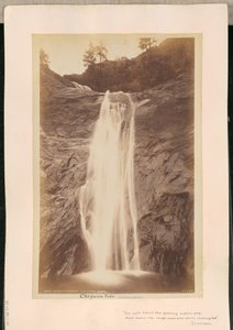 Midtre kaskaden. Cheyenne-fallene av William Henry Jackson