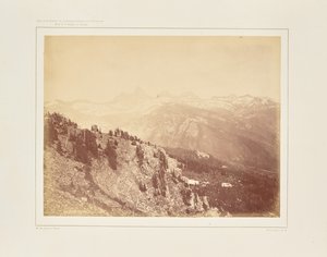 Panoramautsikt over Teton-fjellene av William Henry Jackson