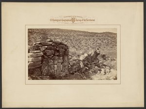 Ruiner i Montezuma Canyon av William Henry Jackson