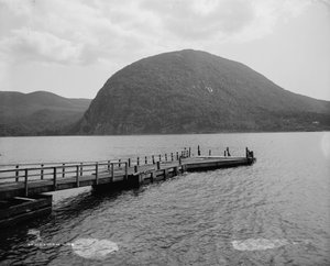 Storm King Mountain, New York, ca. 1880-97 av William Henry Jackson
