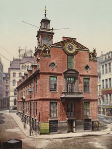 The Old State House, Boston, Massachusetts, ca. 1900 (fotokrom)