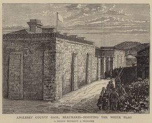 Anglesey County Gaol, Beaumaris, som er vert for det hvite flagget av William Henry James Boot