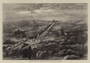 Wilhelmshohe i fugleperspektiv av William Henry James Boot