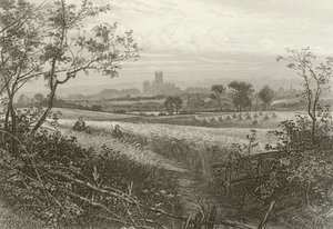 Canterbury Cathedral, fra Harbledown av William Henry James Boot